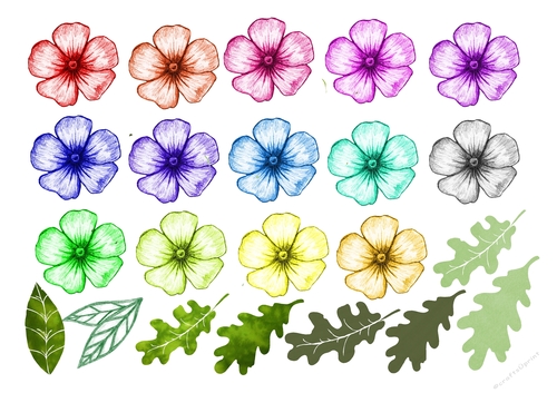 Flowers Assorted Colours 1. CU4CU allowed.