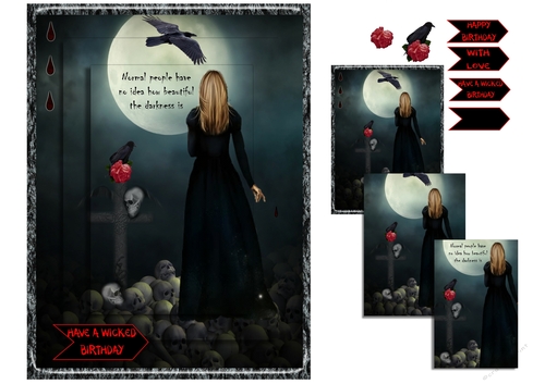Mistress Of The Dark Gothic Birthday