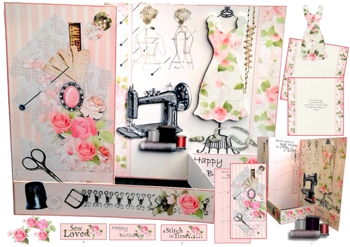Z Fold Sew Lovely Including Template