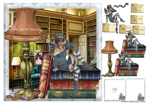 Mia Fairy Chilling Out With A Book