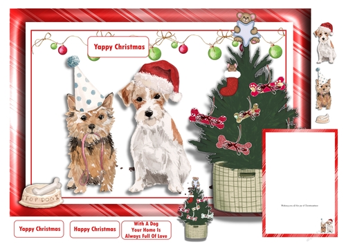 Hopefull Dogs At Christmas