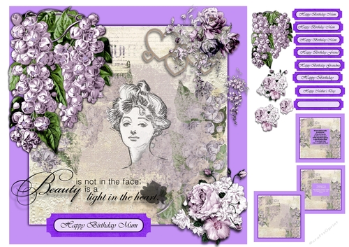 Beauty In The Heart Birthday/Mothers Day