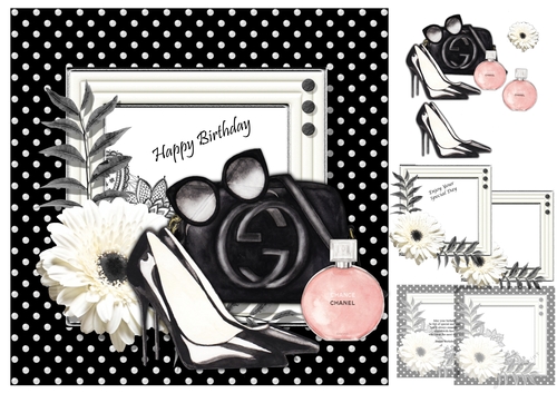 Black and White Designer Kit