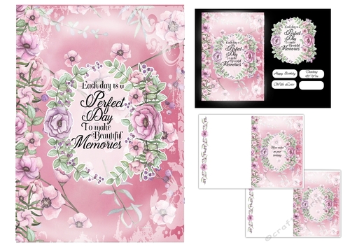 A5 Pink Wild Roses