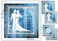 Blue Wood and Lace Wedding