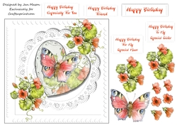 Red Geranium Birthday
