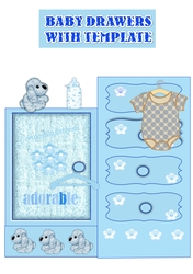 Baby Boy Drawers With Template