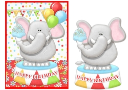 Nellie Eli Birthday Card Ages 2 to 6