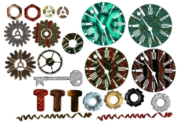 Male Findings, Clock Faces,Nuts Bolts Etc CU4CU
