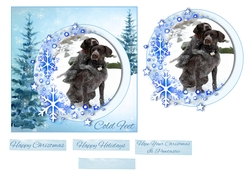 Doggie Cold Feet Happy Christmas, Happy Holidays, Pawtastic Christmas