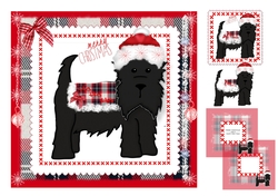 Scottie Dog Ready For Christmas