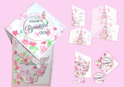 Diamond Top A5 Card with Template