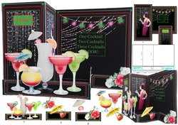 Z Fold One Cocktail Two Cocktails Three Cocktails Floor including Template