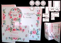 Z Fold A5 Pink Poppies