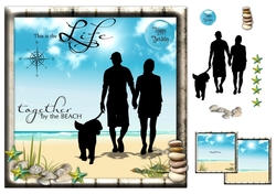 Dog Walking At The Beach2