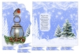Christmas Lantern and Robin In Snow