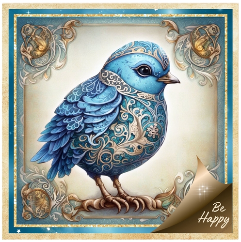 Blue bird of Happiness