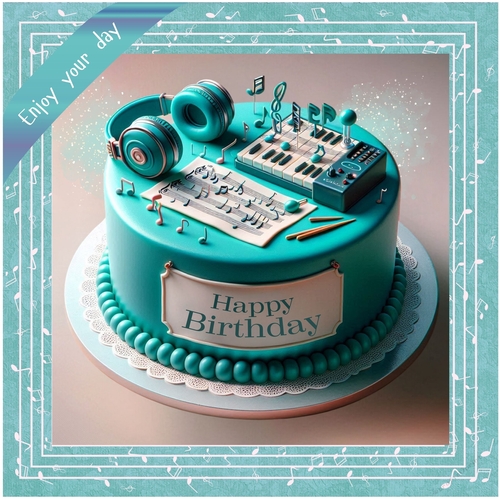 Music Birthday Cake