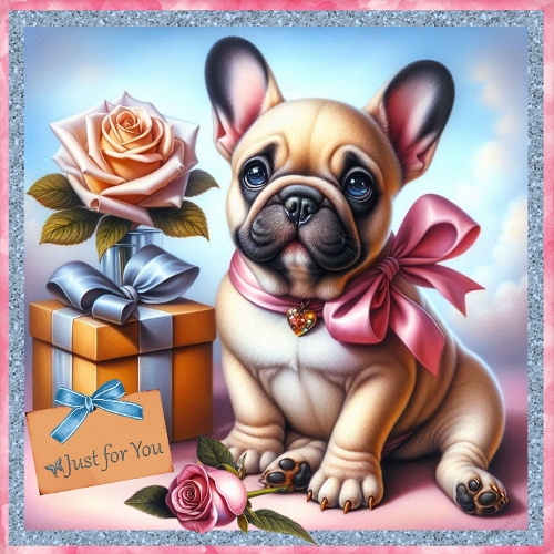 Puppy and Gift