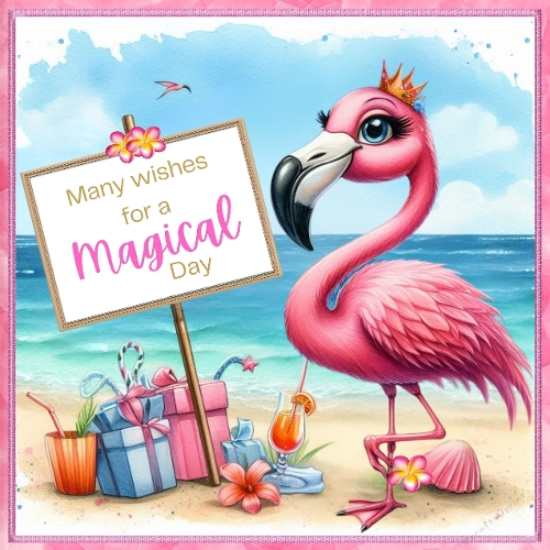 Magical Day Flamingo