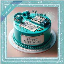 Music Birthday Cake