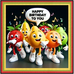 Tooty Fruity Quick card