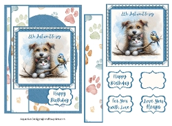Just Want to Say 7x5 Quick Card