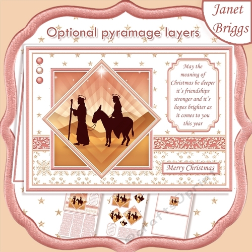 JOURNEY TO BETHLEHEM A5 Christmas Pyramage & Insert Kit