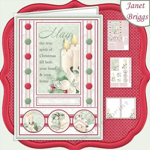 SPIRIT OF CHRISTMAS A5 Decoupage & Insert Mini Kit