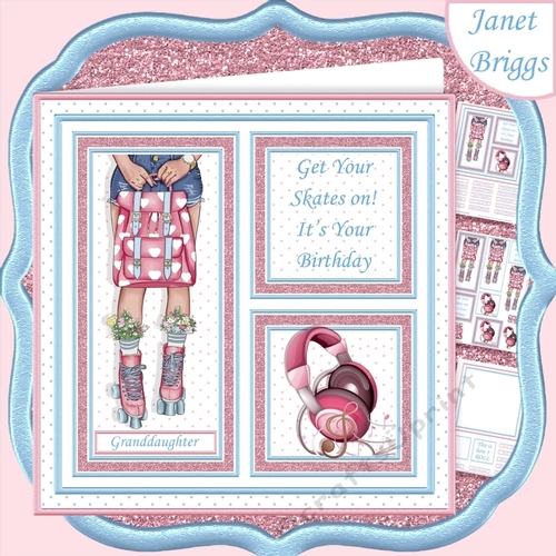 GET YOUR SKATES ON SQUARES 7.5 Quick Layer Card & Insert Kit