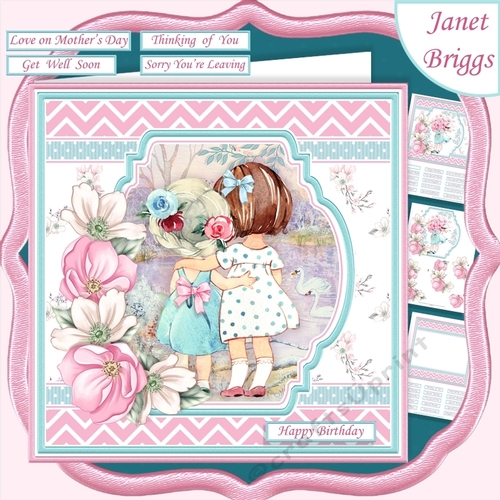 THERE FOR YOU 7.5 Decoupage & Insert Card Kit
