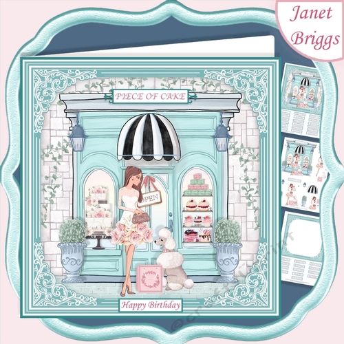 CAKE SHOP 7.5 Decoupage & Insert Card Kit
