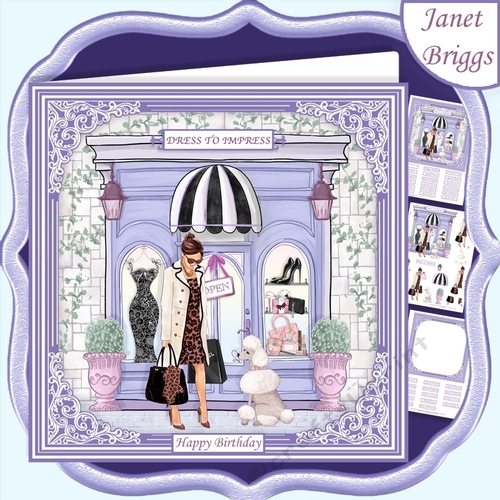 FASHION BOUTIQUE 7.5 Decoupage & Insert Card Kit