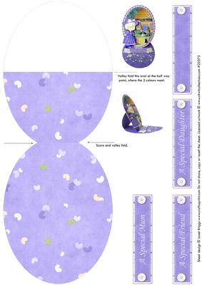 Meadow Poppies Easel Card Base Part 2