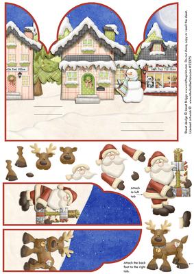 Gatefold Pop Up Christmas Eve Delivery