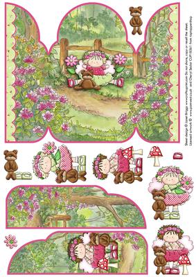 Gate Fold Pop Up Woodland Fairies