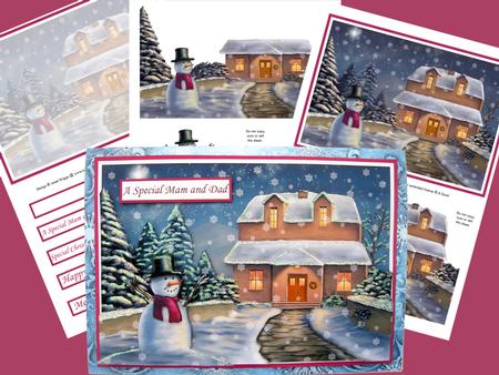 Winter Wonderland Decoupage Kit