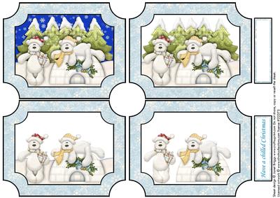 Have a Chilled Christmas Tunnel Decoupage