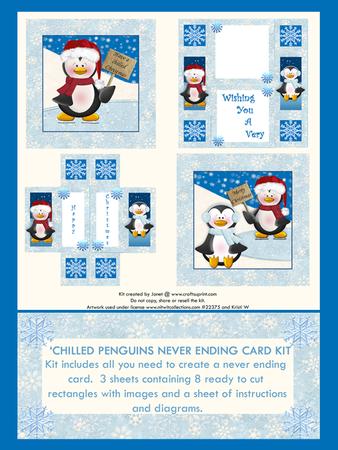Chilled Penguins Never Ending Card Kit