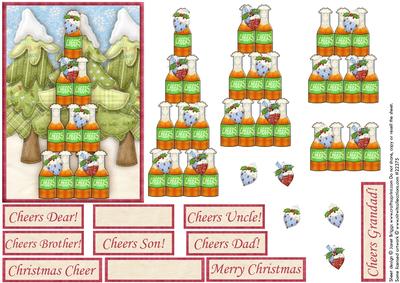 Christmas Cheers 2 a Beer Tree for Men