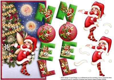 Christmas Fairies Decorate the Tree