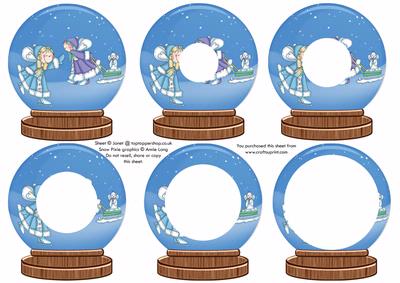 Snow Pixies Snow Globe Tunnel Sheet