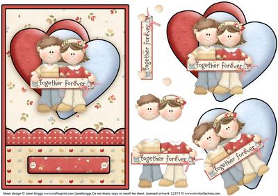 Together Forever Topper and Decoupage