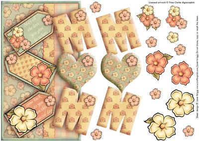 Floral Tags Over the Side Mum