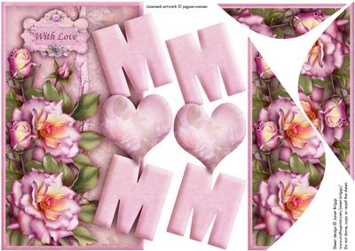 Over the Side Mum Roses & Stacker