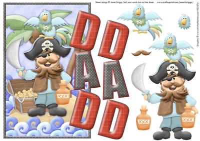 Over the Side Pirate Dad