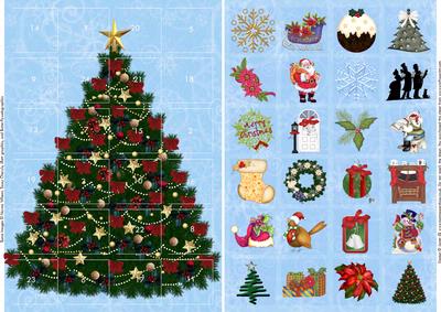 Advent Card Traditional Christmas