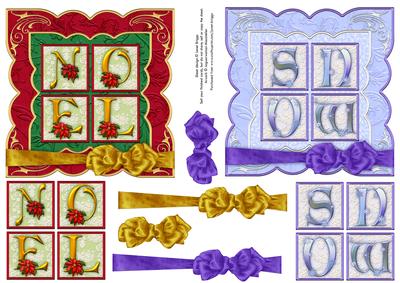 Noel & Snow 2 Quick Christmas Toppers