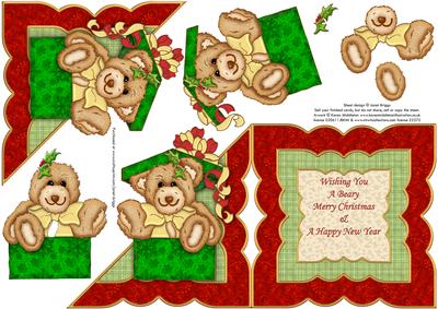 Bear in a Box Christmas Over the Edge