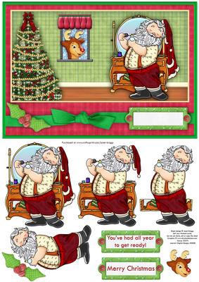You've Had All Year to Get Ready! Christmas Decoupage